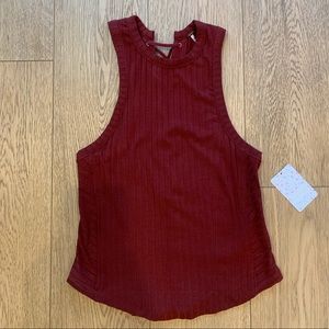 Free People Cowboy Lace Up Tank